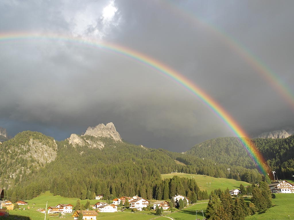 Rainbow in the Dolomites